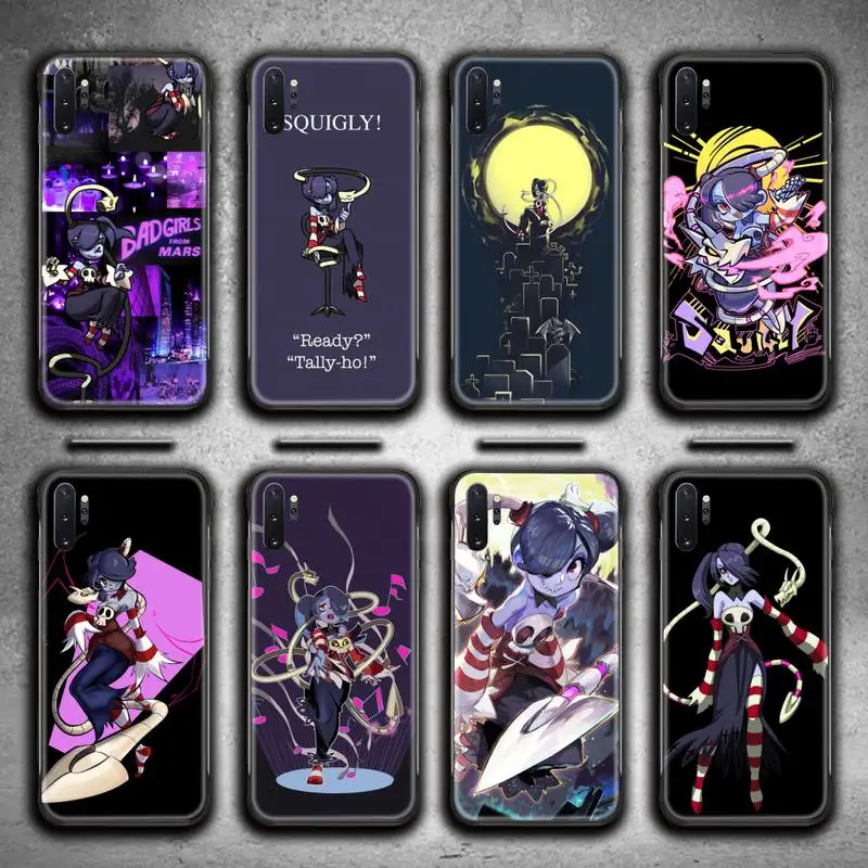 

Skullgirls Squigly Phone Case For Samsung Galaxy Note20 ultra 7 8 9 10 Plus lite M51 M21 M31S J8 2018 Prime