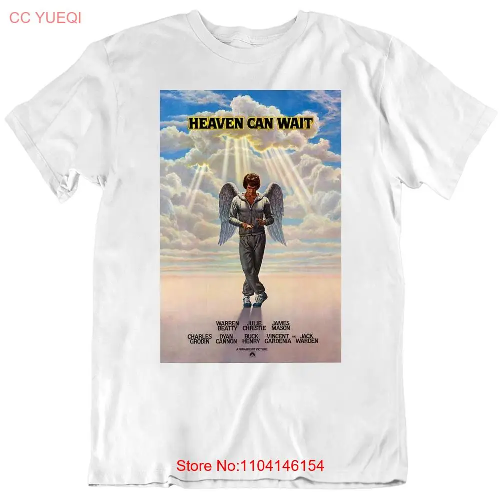 Футболка с постером фаната фильма Небо может ожидать 1978 длинными или короткими