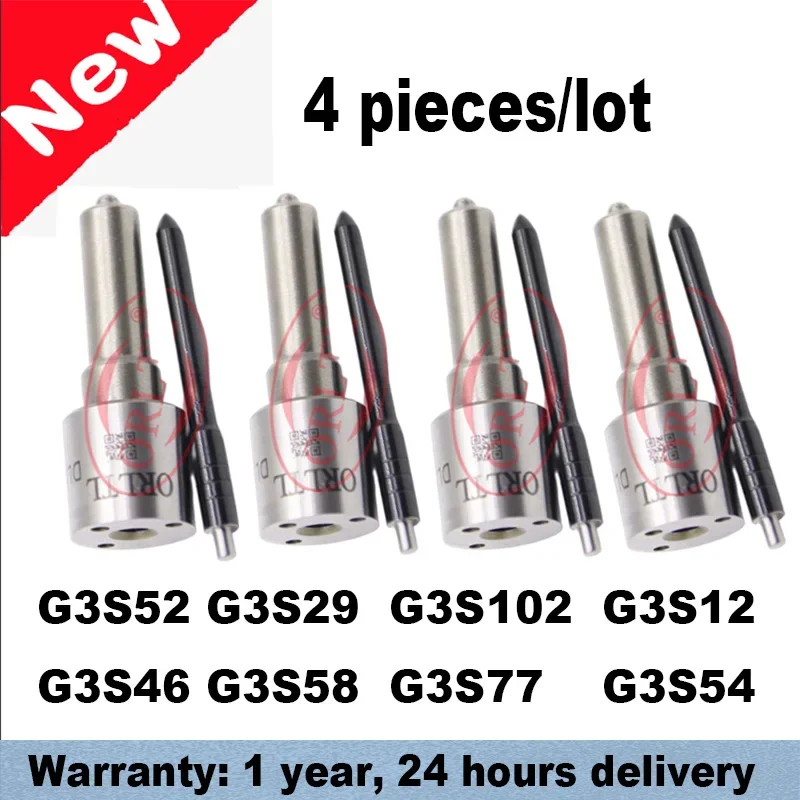 4 шт. G3S46 G3S58 G3S77 G3S54 G3S52 G3S29 G3S102 G3S12 для DENSO Toyota Hilux Mitsubishi Nissan Cummins дизельная форсунка
