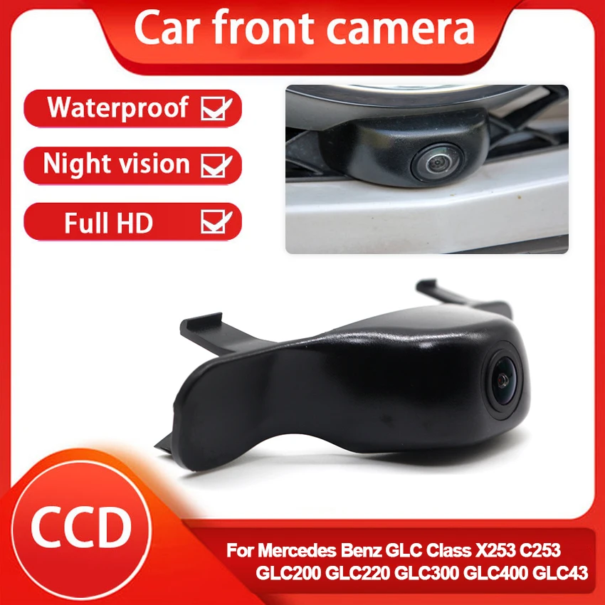 

HD CCD Car Front View Parking Night Vision Positive Logo Camera For Benz GLC Class X253 C253 GLC200 GLC220 GLC300 GLC400 GLC43