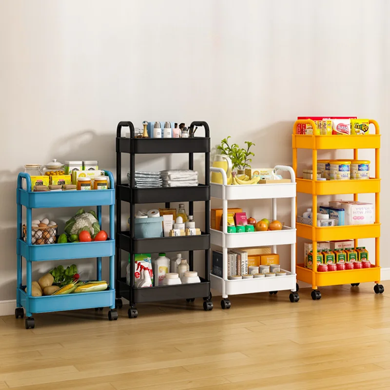 Тележка для кухни напольная спальни многоуровневый органайзер детских закусок