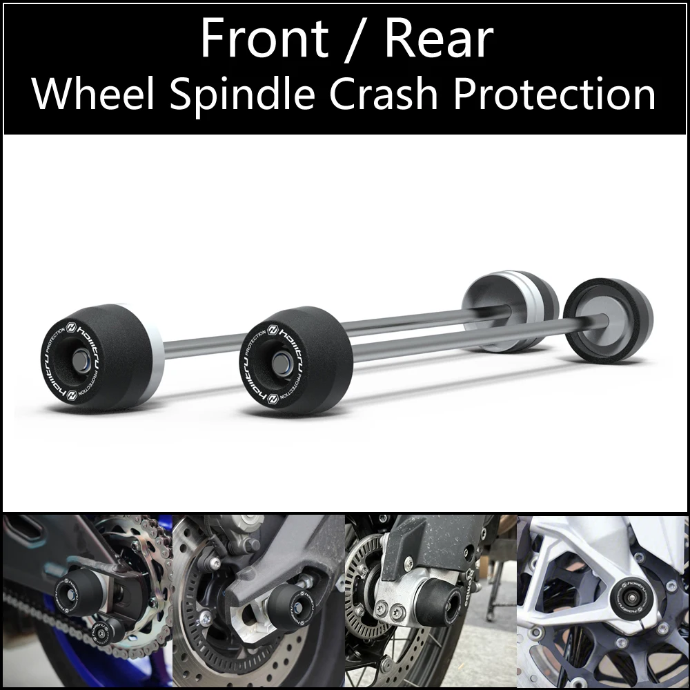 

For Ducati DesertX 2022-2023 Front Rear wheel Spindle Crash Protection