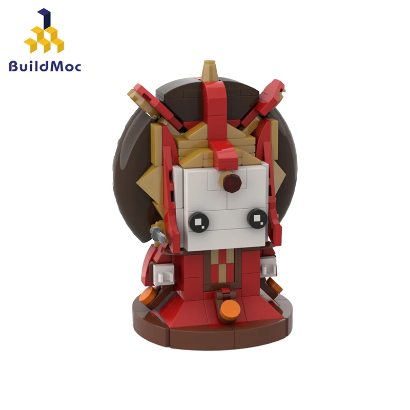 

Конструктор MOC для Naboo Space War Queen Amidala BrickHeadz, набор строительных блоков, сборный персонаж, фигурка девочки, кирпичи, игрушка для детей, подарок
