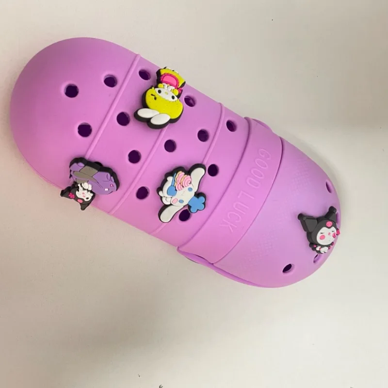 

Милый фиолетовый мягкий чехол для карандаша, Милые силиконовые розовые большие школьные сумки для современной девочки, канцелярские прина...