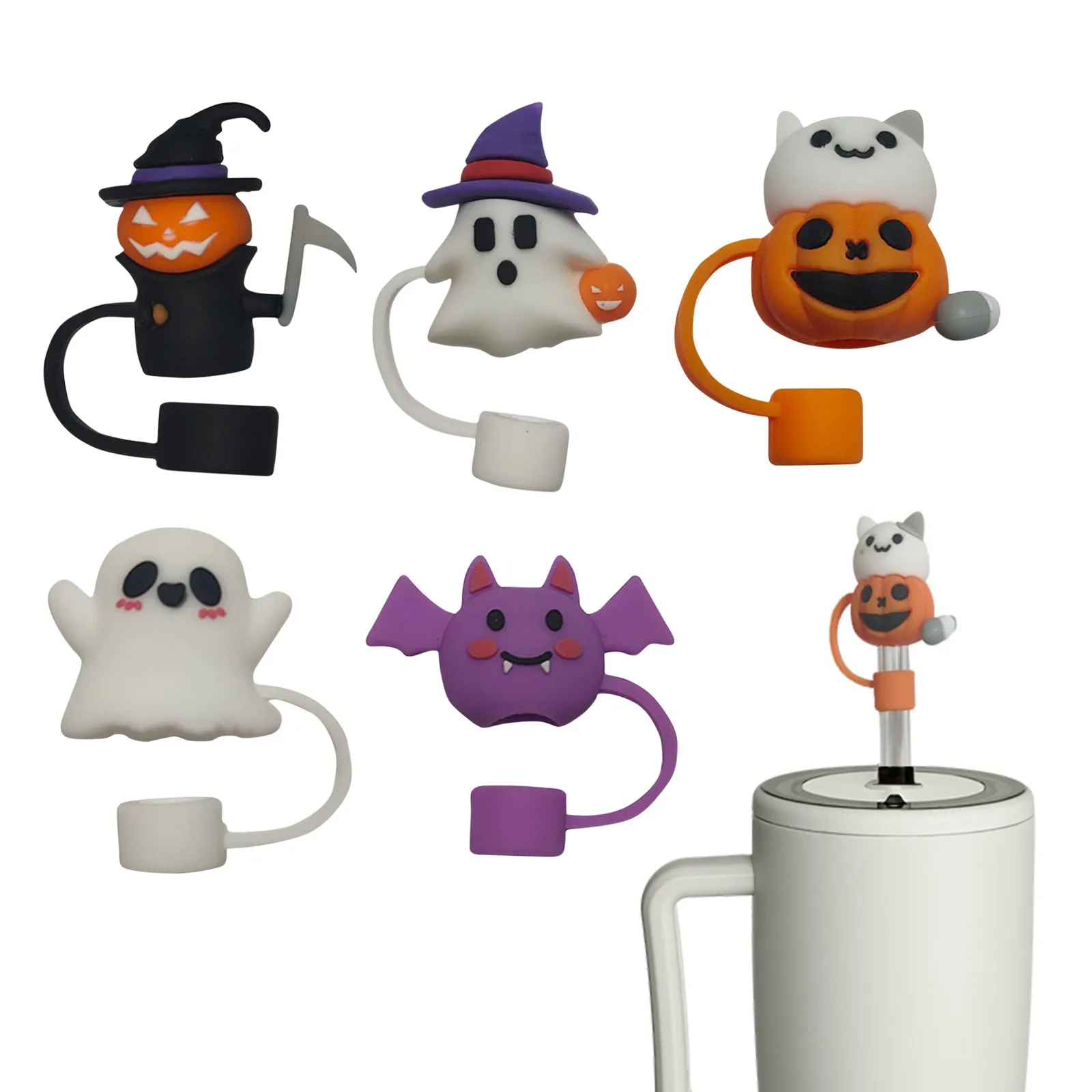 10 Мм 3d Соломенная Крышка Силиконовые Пылезащитные Многоразовые Крышки Для Чашек