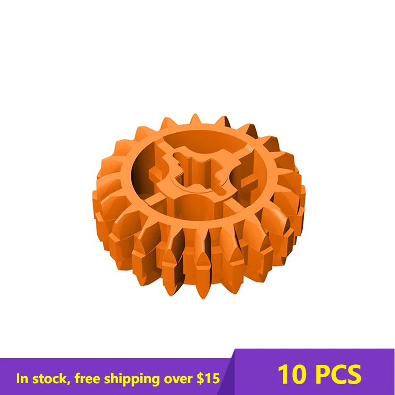 

10 шт. 32269 18575 кирпичи часть 20 зубьев Двусторонняя коническая шестерня ldd строительные блоки детали «сделай сам» креативные игрушки