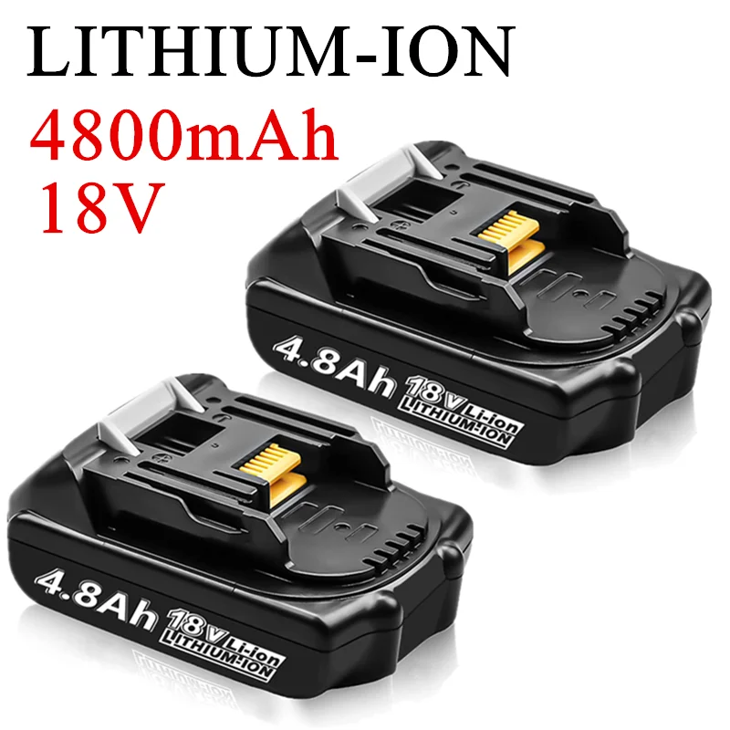 

18V 4800mAh LXT Lithium-ion Ersatz Batterie für Makita BL1815 BL1830 BL1860 BL1850 BL1840 BL1860 Cordless Power werkzeuge Serie