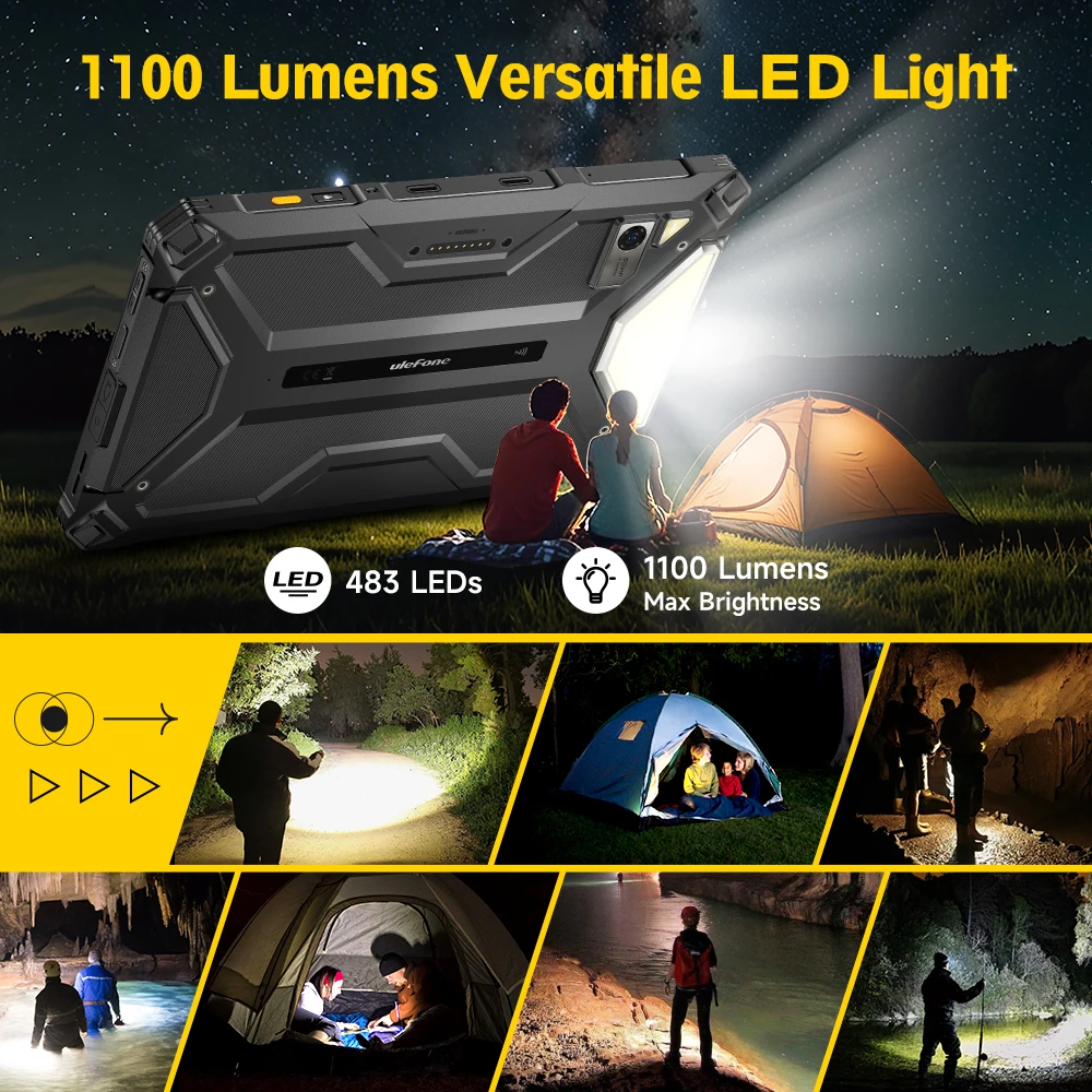 【Новинка 2024 года】Ulefone Armor Pad 4 Ultra 5G Прочный планшет Android 14 IP68/IP69K Аккумулятор 11800