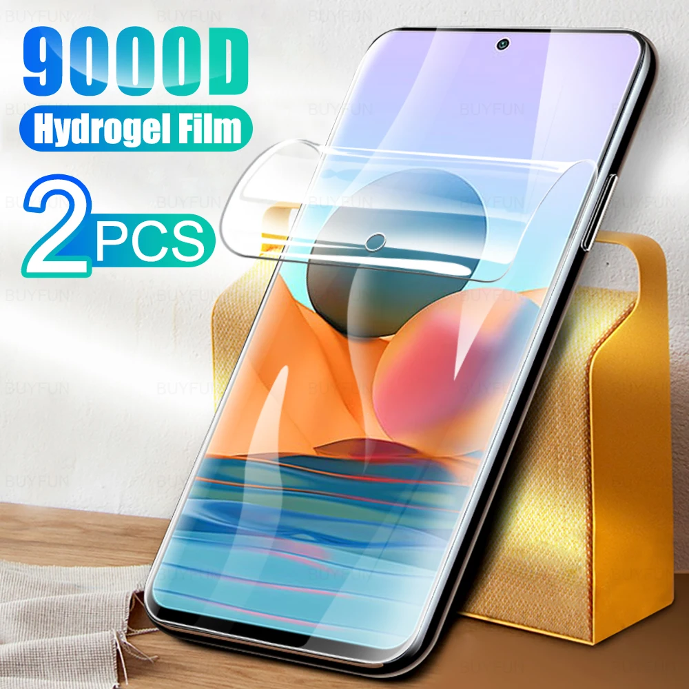 

Гидрогелевая пленка 20000D для Redmi Note 10 Pro Max Note10s, Защитная пленка для экрана Note 10 T 5G Redmi 10, прозрачная пленка с защитой от царапин, 2 шт.