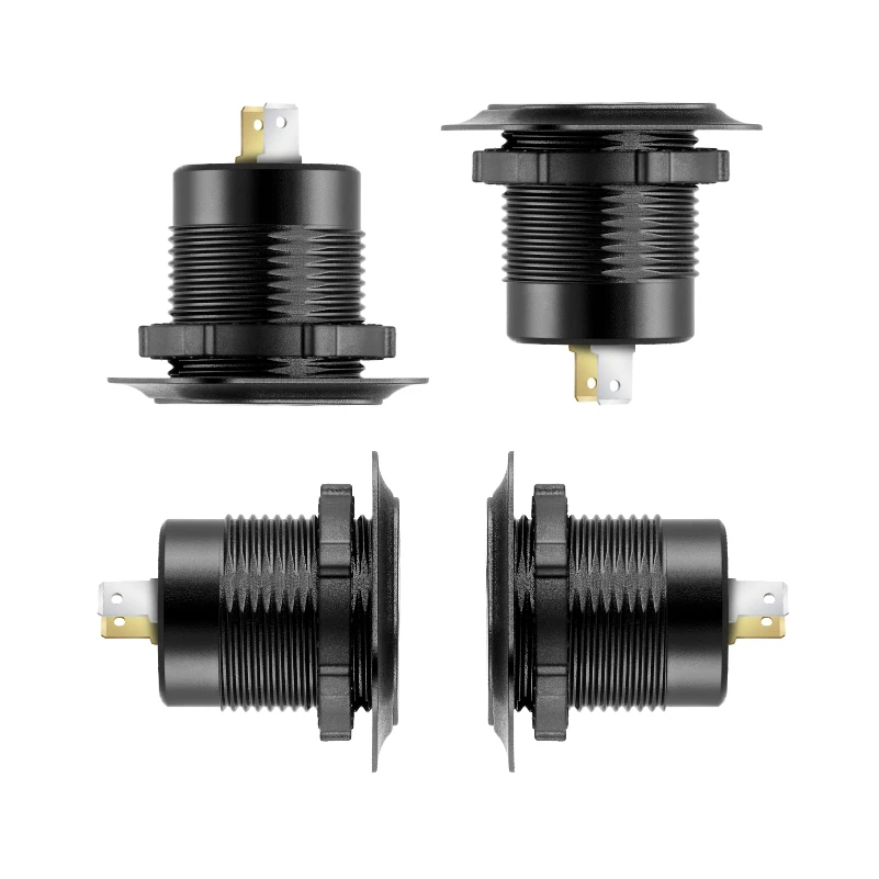 Автомобильное зарядное устройство USB C 12 В/24 В двойная USB-разъем PD3.0 и QC3.0