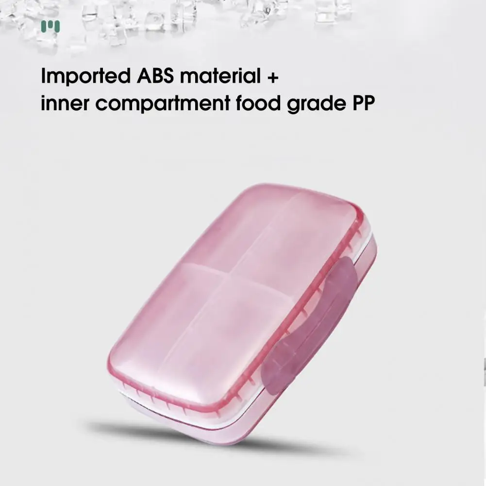 

Convenient Independent Division Pill Case Pill Dispenser Waterproof Compact