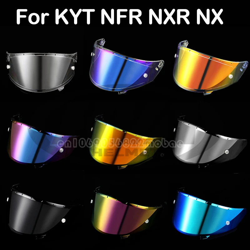 Helmet Visor for KYT NFR NX NXR Helmet Shield Uv Protection Faceshield Windproof Capacete Para Moto Visera Accessories Parts