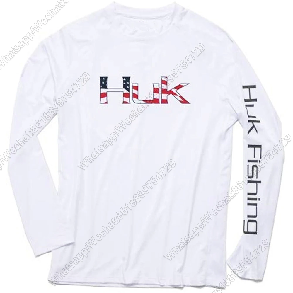 УФ-футболка рыболовная голубая с длинным рукавом воздухопроницаемая |