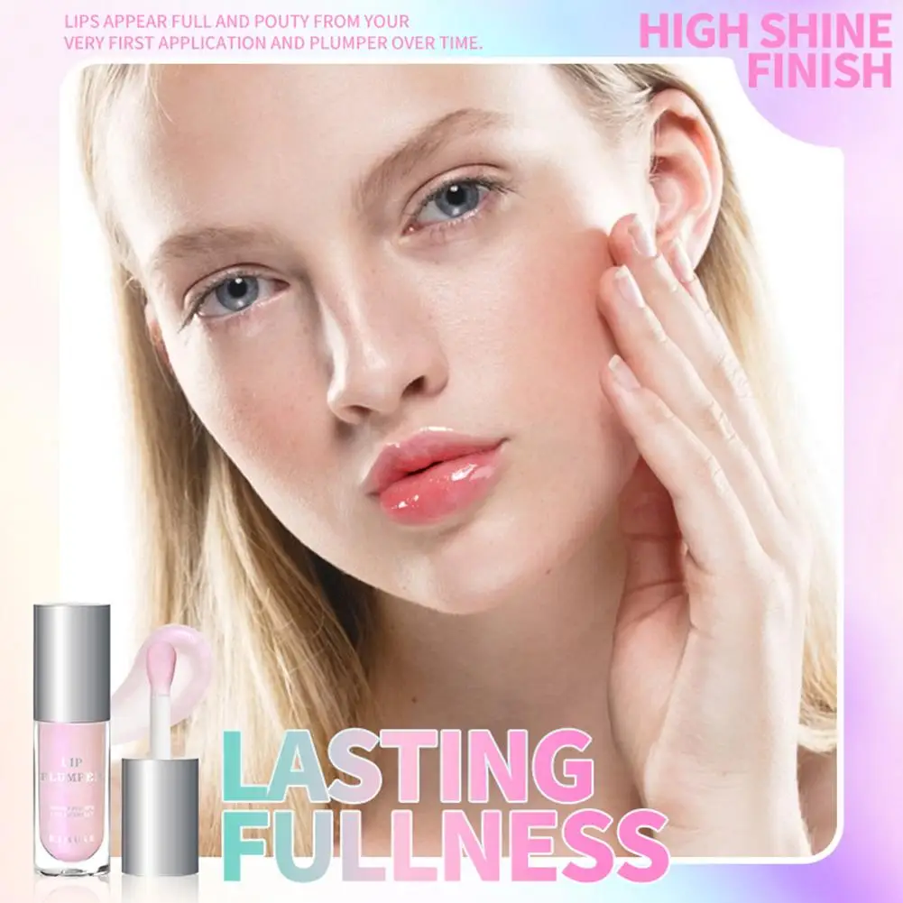 

Full Lip Liquid Mirror Water Light Glass Lip Moisturizing Makeup Lip Toot Gloss Lips Lips 5ml Glaze Transparent Plumper I5N9