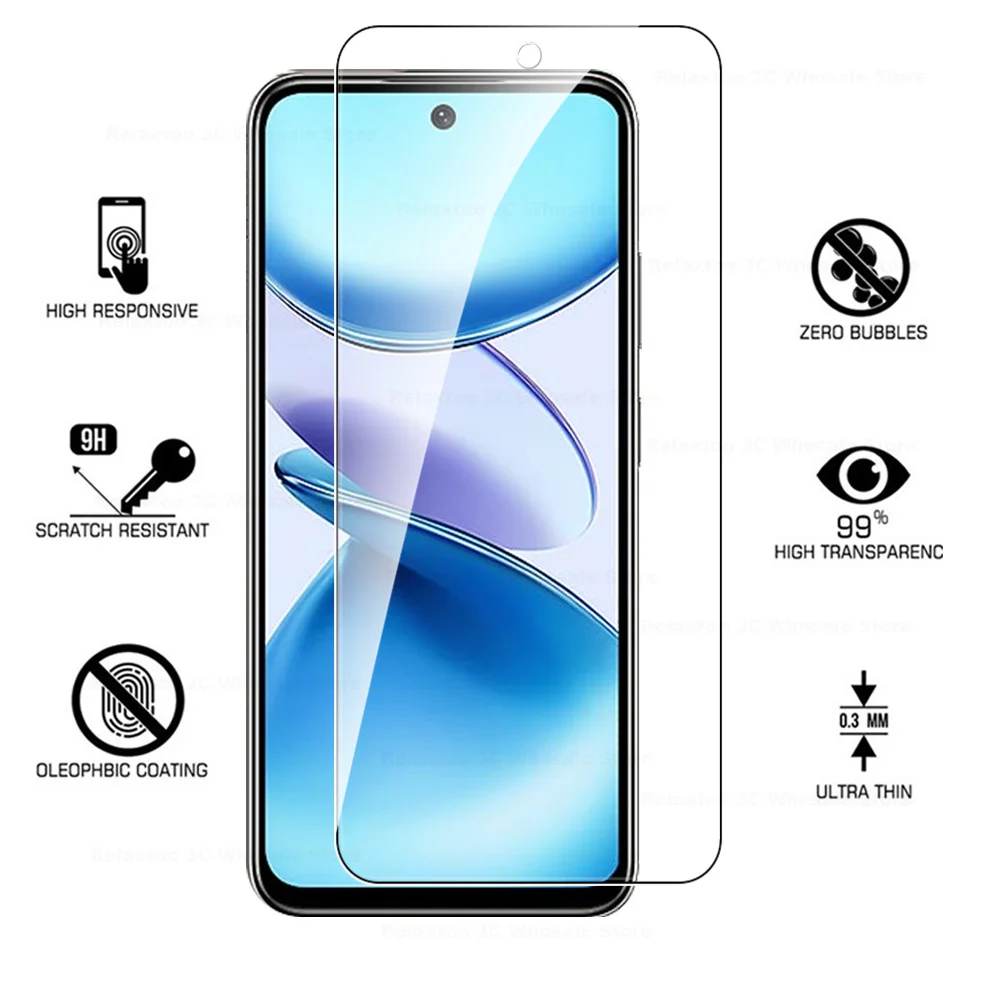 4 шт. чехол из закаленного стекла для Infinix Smart 9 4G Защитная пленка экрана InfinixSmart9 Smart9