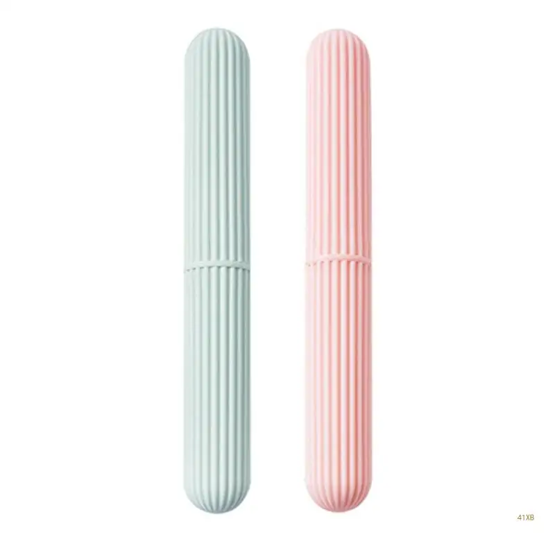 

41XB Портативная коробка для зубных щеток с крышкой, защитный держатель, чехол для хранения на открытом воздухе, для кемпинга,