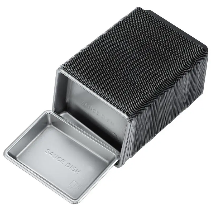 

100 шт., Одноразовые Подносы для соевого соуса