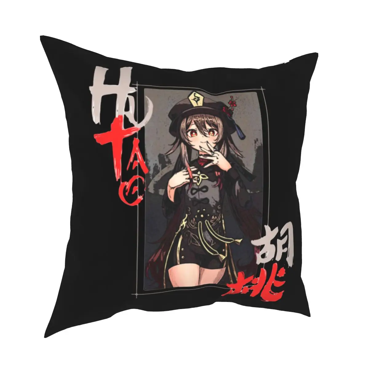 

Чехол-наволочка Hu Tao Genshin, размеры 45*45 см