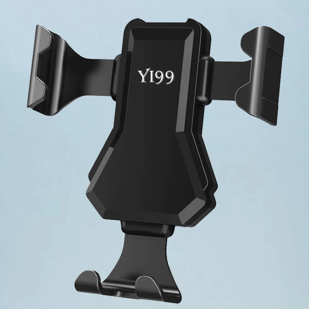 

Car Holder In Car Anti-fall Anti-mobile Scratching Car Air Outlet Gravity Mobile Bracket for (Black)