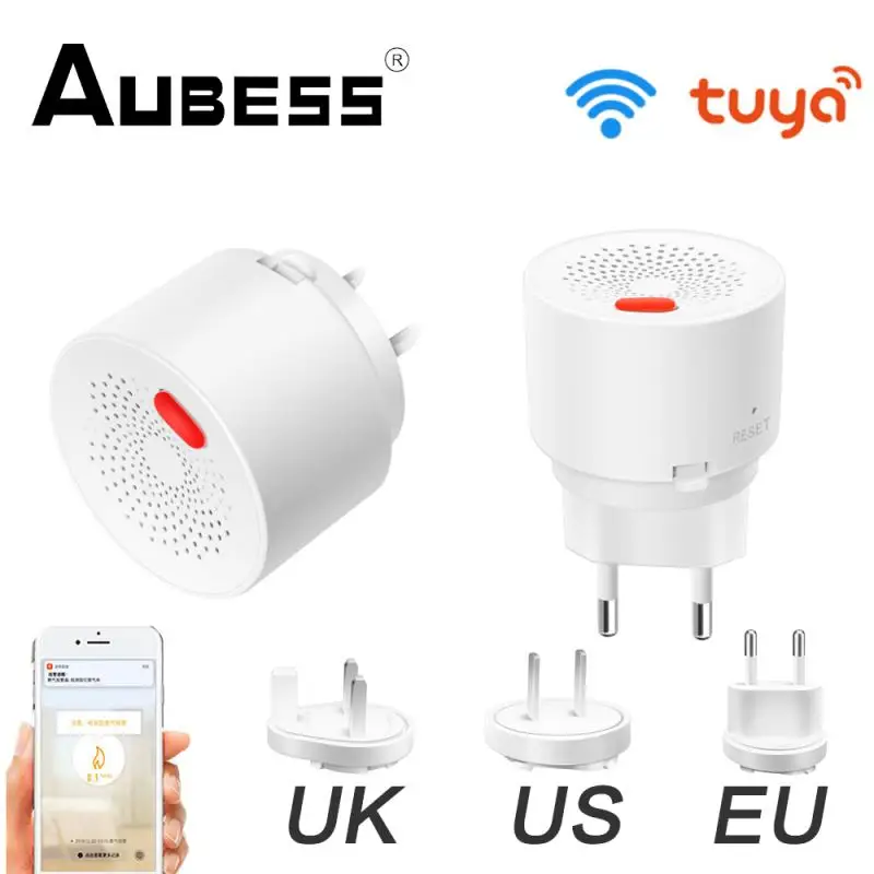 

Aubess Tuya Wifi Natural Gas Alarm Combustible Household Smart LPG Gas Detector Leakage Sensor Smart Home Fire Safety Protection