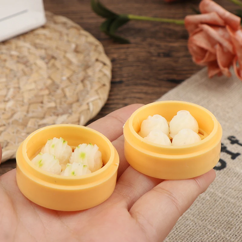 Миниатюрный Кукольный домик в масштабе 1/12 китайская кухня пельмени модель