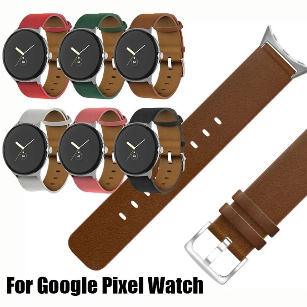 Fashion Jewelry Women Man Luxury Watchband Genuine Leather Watch band Bracelet Loop Strap For Google Pixel Watch