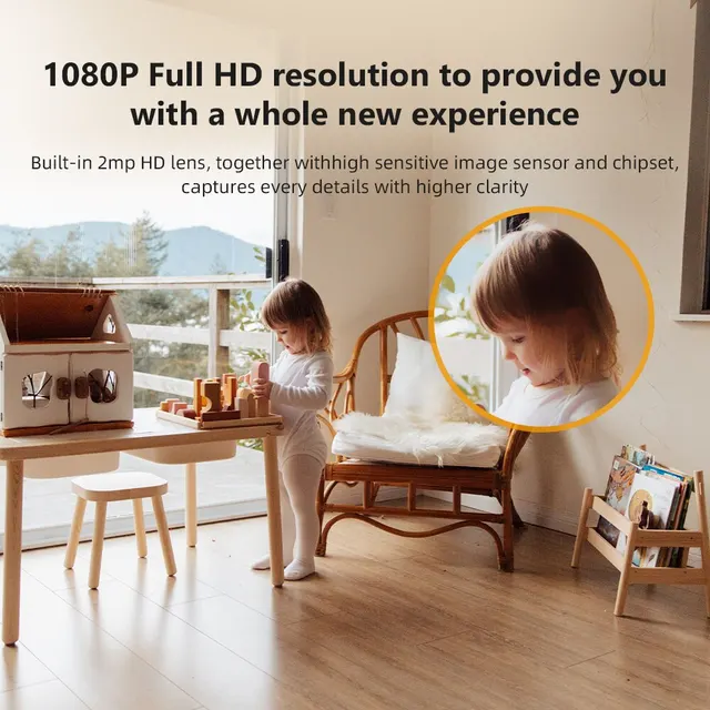 Indoor Security Camera Ranger SE 2MP 4MP AI Human Detect Camera Surveillance Wireless IP 4X Digital Zoom Camera 2