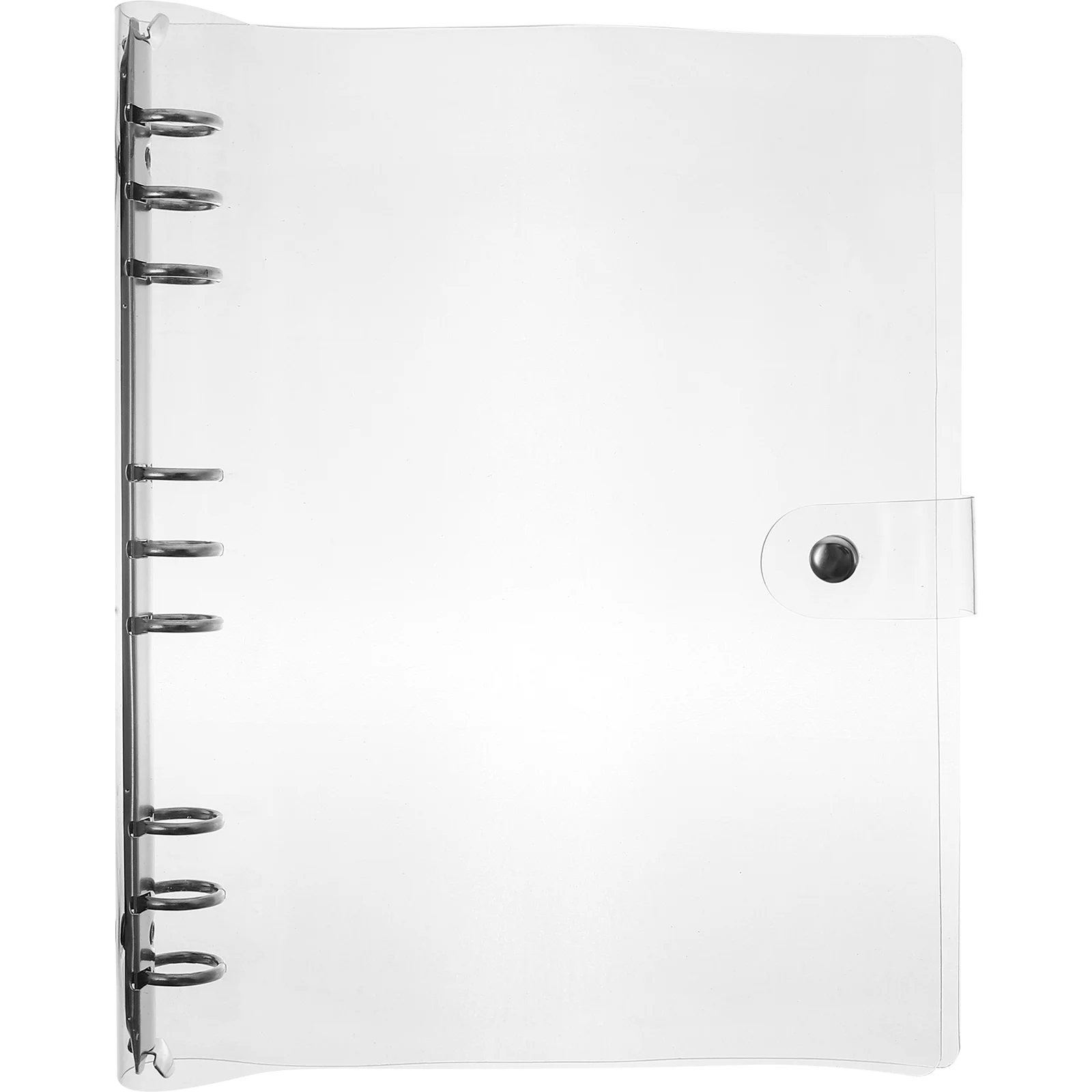 

Cover Binder Notebook Shell Loose Leaf Planner Transparent Pvc Clear Binders Schoolaesthetic Cute Covers A4 Journal Refillable