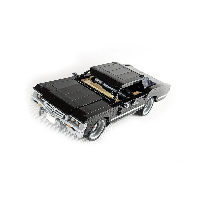 Фото 925 деталей MOC Impala Supernatural, конструктор Creator Expert, модель из строительных блоков, игрушка, архитектурный набор, идея для рождественского подарка, развивающая игрушка №2