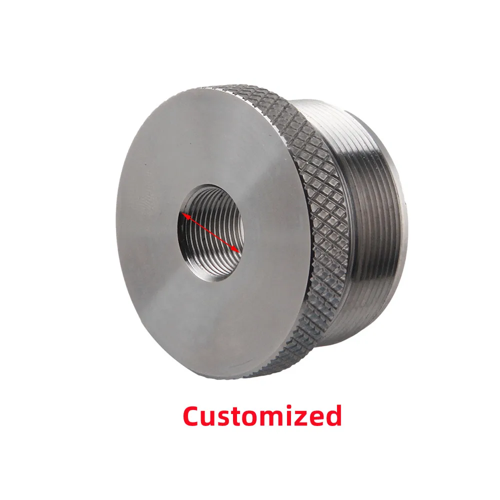 

DIY stainless steel end cap 1/2X28 5/8X24 .578x28 for 1.375x24tpi 1.57inch