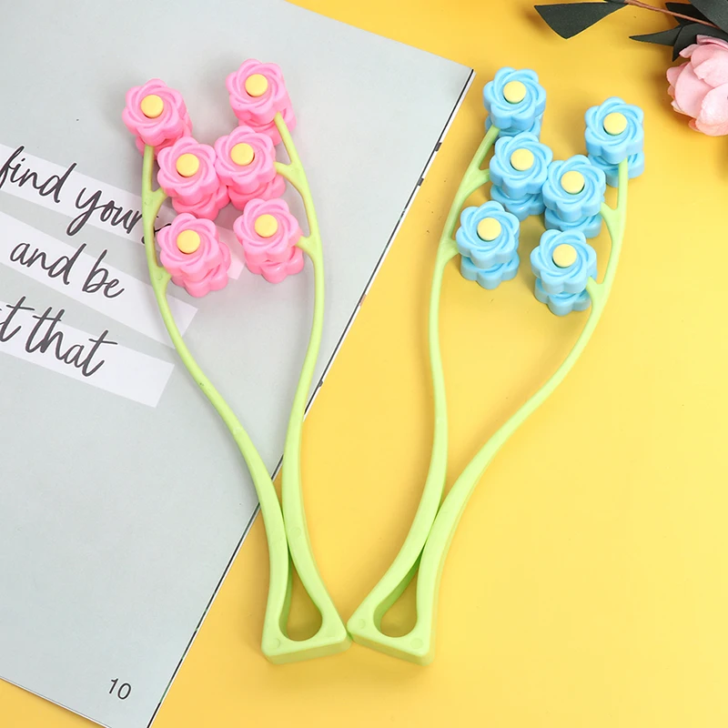 Роликовый массажер для лица и шеи