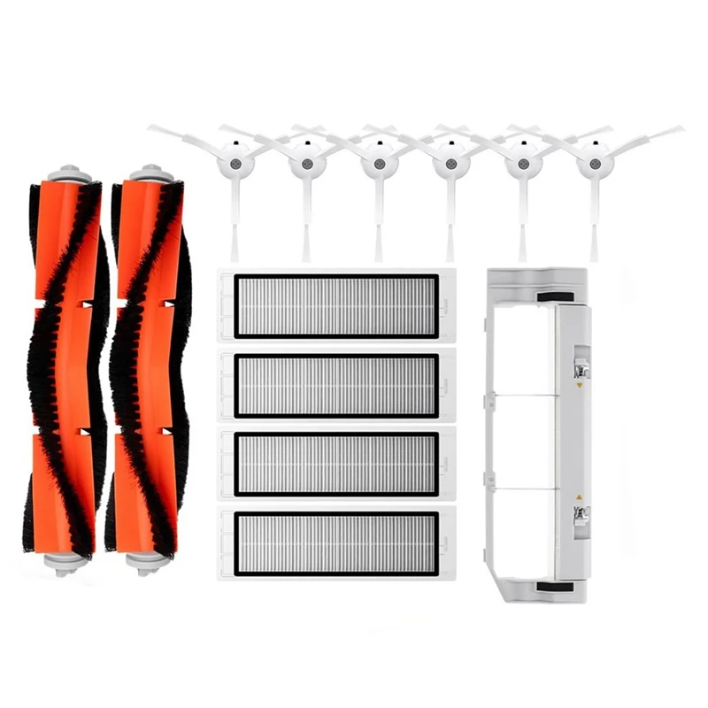 

For Xiaomi Mijia 1 1S SDJQR01RR SDJQR02RR SDJQR03RR Roborock S5 Max S6 Maxv Main Side Brush Hepa Filter Brush Cover