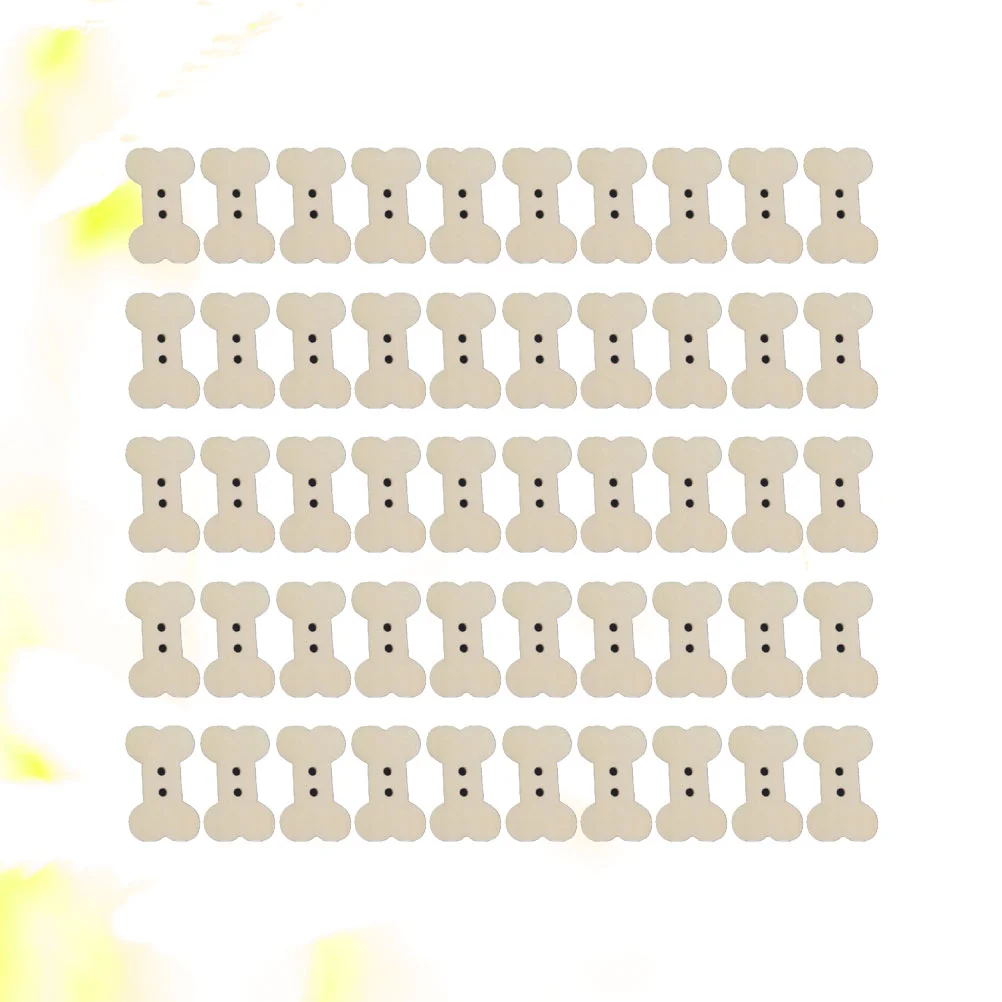 

Buttons Button Bone Sewing Wooden Wood Decorative Dog Clothes Holes Scrapbooking Craft Shoes Shaped Hats Diy Hole Coat