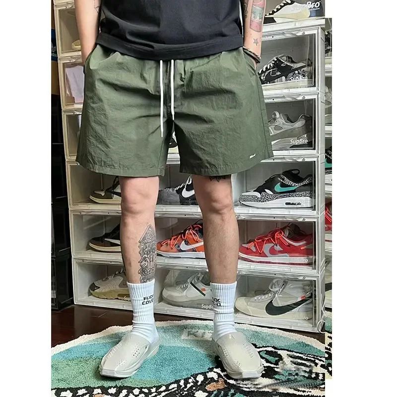 Шорты JJJJOUND в американском стиле Ретро 90-х минималистичные нейлоновые