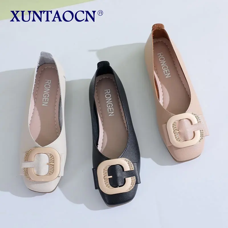 

Fashion Casual Pumps Women Low Heels Walking Shoes Summer Breathable Shoes Ladies Daily Office Shoes for Working Street