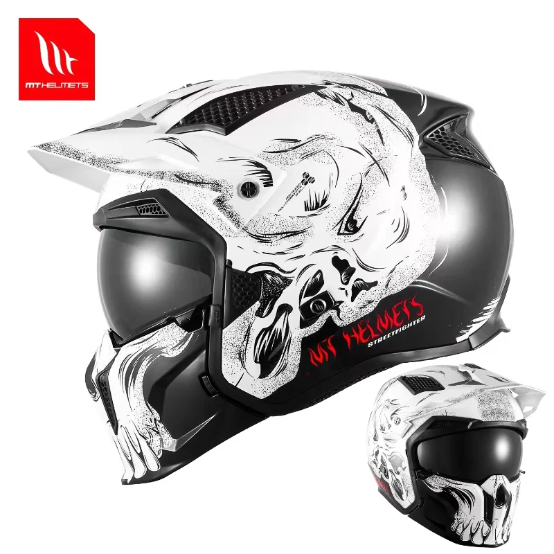 

MT New Full Face Helmet Motorcycle Helmets Modular High Quality DOT ECE Approved Personality Off Road Changeable Moto Helmets