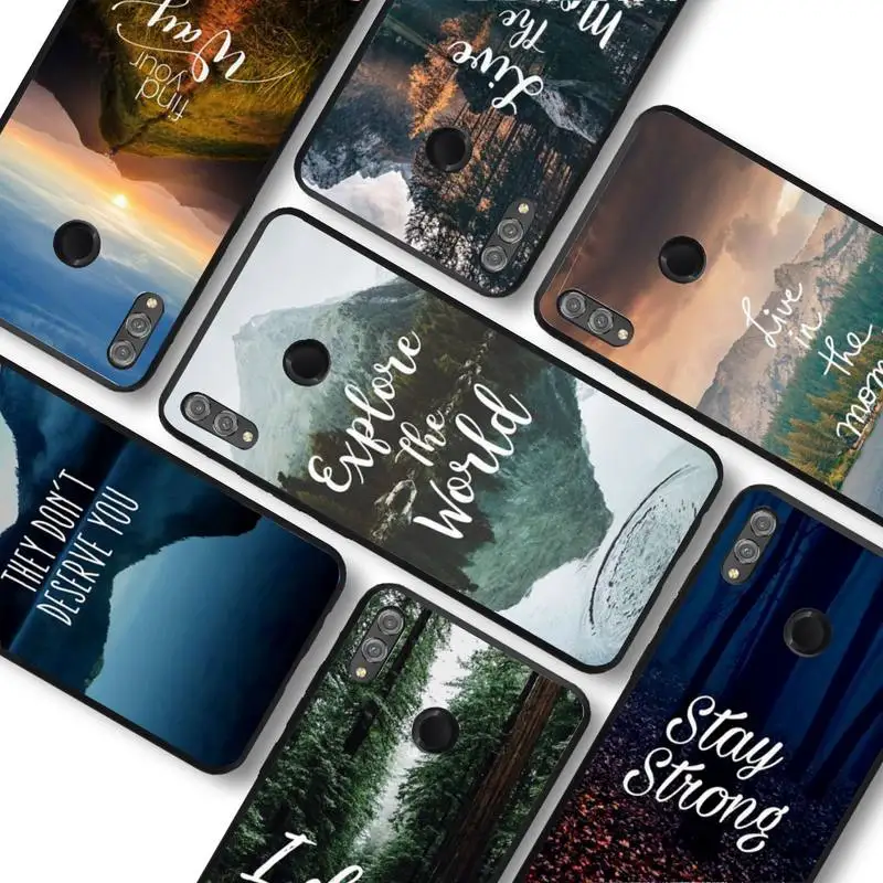 

Mountain Sea Beach Travel Phone Case for Huawei Honor 10 i 8X C 5A 20 9 10 30 lite pro Voew 10 20 V30