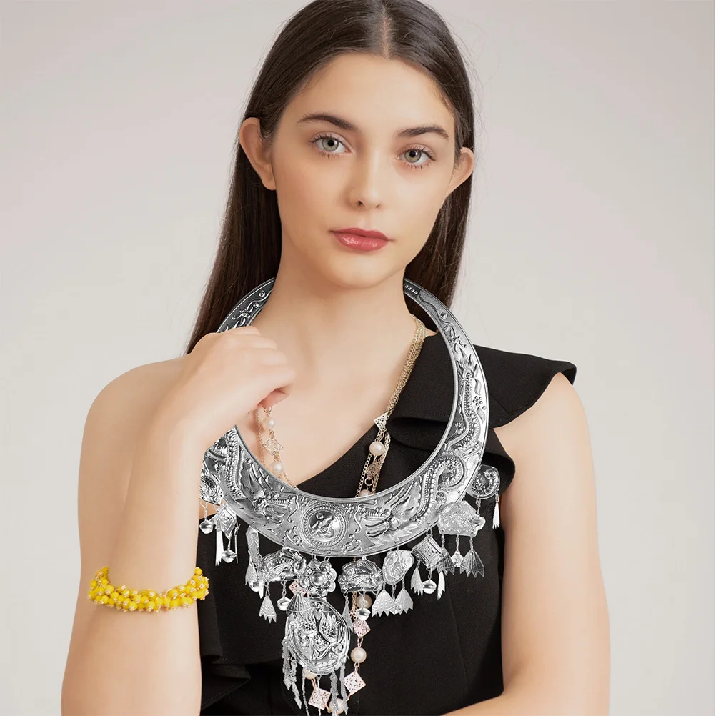 Chinese Ethnic Style Necklace Collar Necklace Performance Costume Accessory