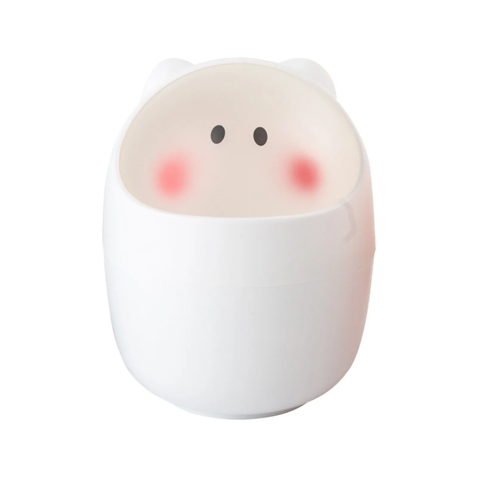 

Desktop Pressing Trash Can Bedroom Bedside Mini Storage Bucket Desktop Finishing Dryer Clothes Catcher Gold Toilet Brush