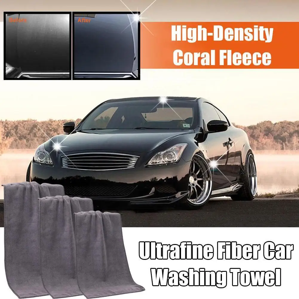 

1pcs Suede Car Towel Window Polishing Glass Mirror Fiber Soft Household Cloth Absorbent Washing Cleaning Towel Cleaner Supe X0y2