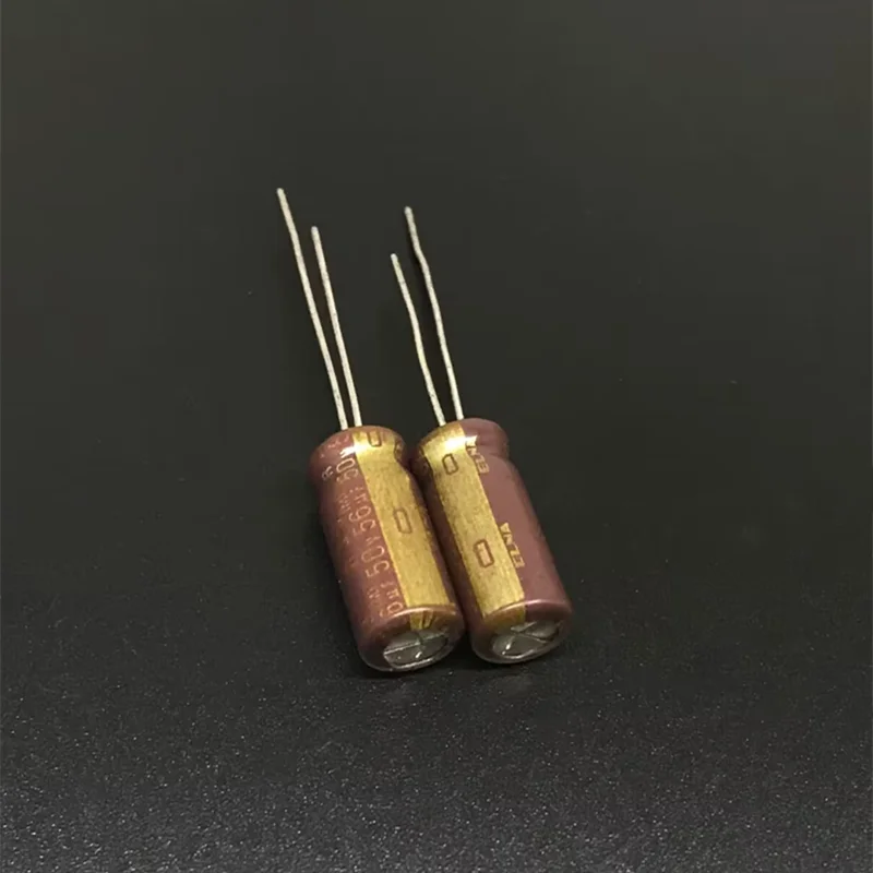 

10 шт. 56 мкФ 50 в ELNA RJJ серия 6,3x15 мм сверхнизкое сопротивление 50 в 56мкф конденсатор аудиокласса