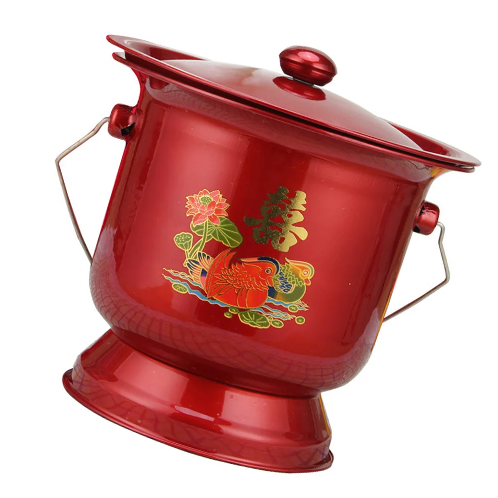 

Handheld Chamber Pot Portable Urine Pot Household Commode Bucket Home Supply