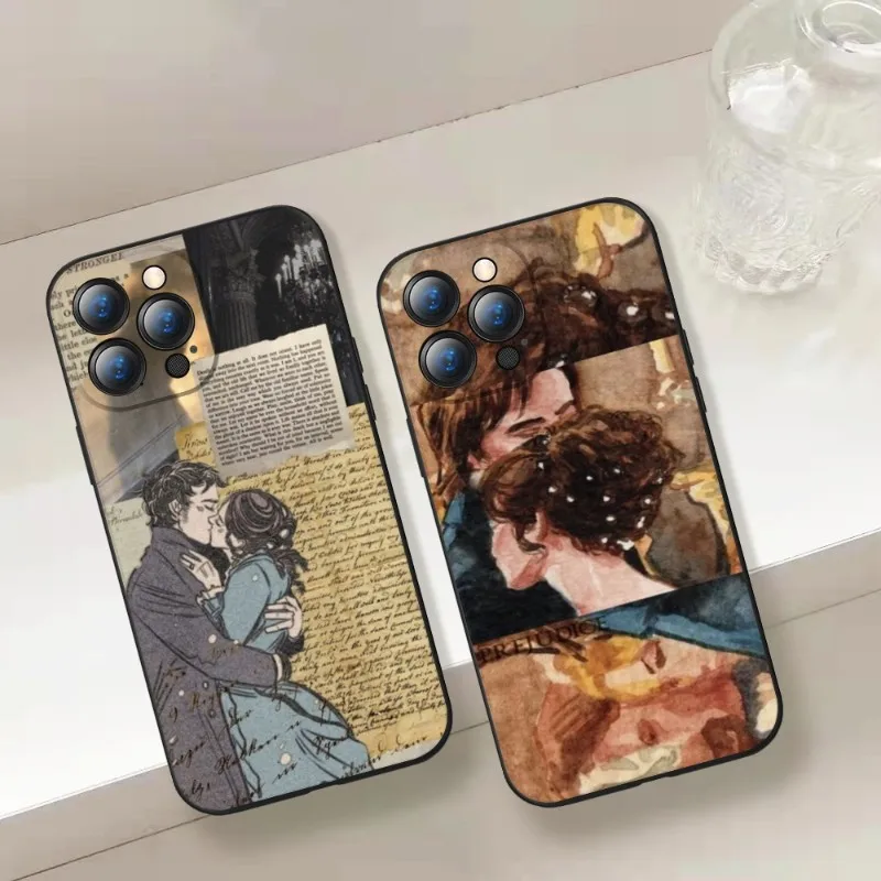 

Pride And Prejudice Phone Case For Iphone14 12 11 Pro Max Mini X XR XS 7 8 14 Max SE 2020 Soft Phone Covers