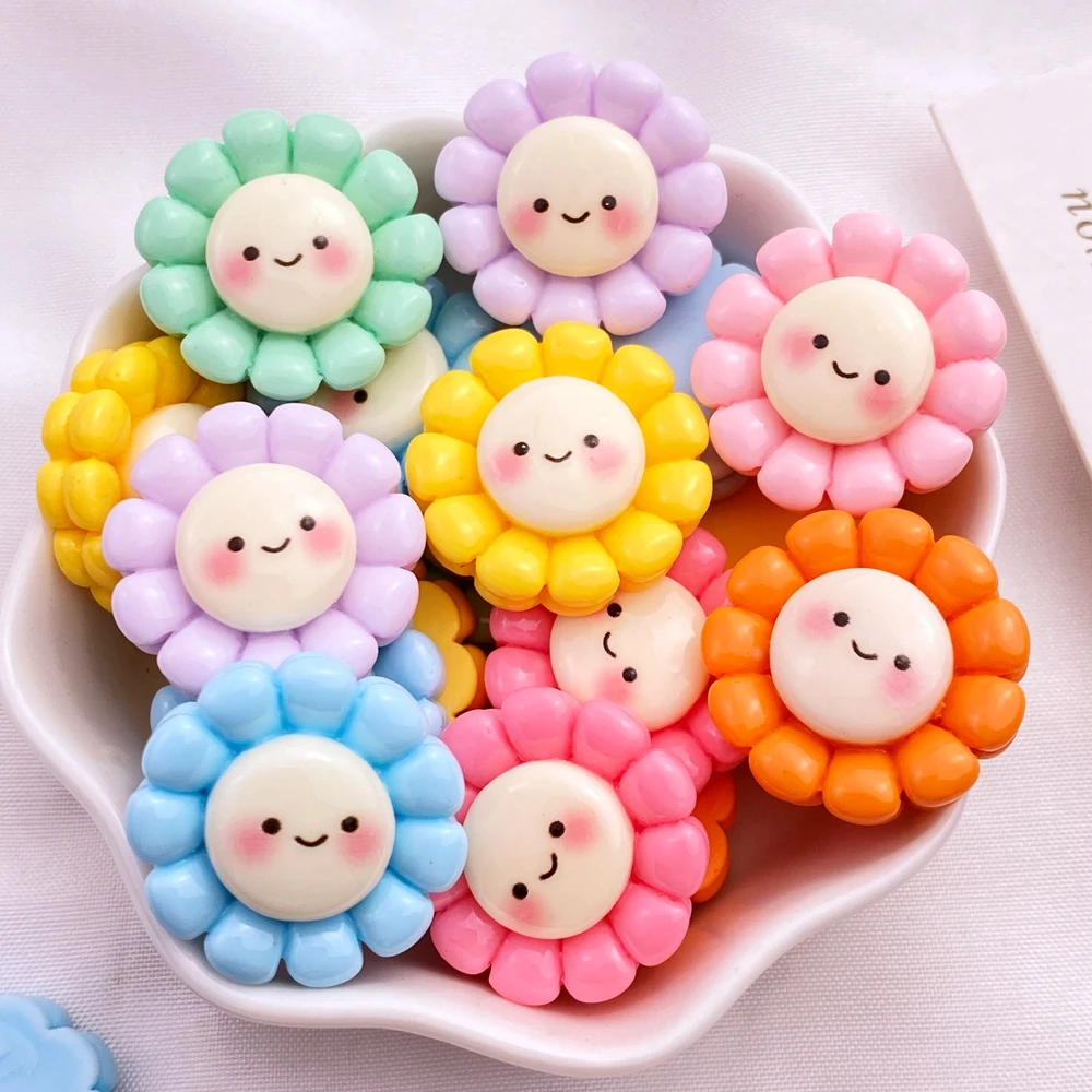 10 шт., детали для украшения волос, из смолы