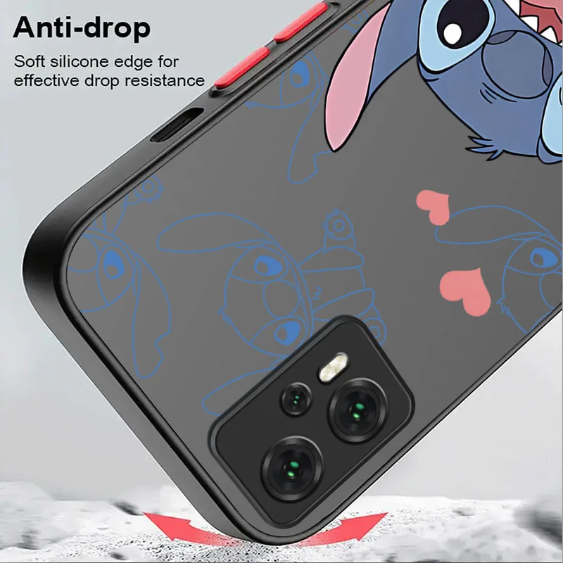 Милый чехол Disney Stitch для Xiaomi POCO M6 Pro 4G C65 X6X3 NFC X4 GT X5 F3 F4 F5 F6 13T 12T 11T 10T 13 12 11 Lite 5G NE Cover