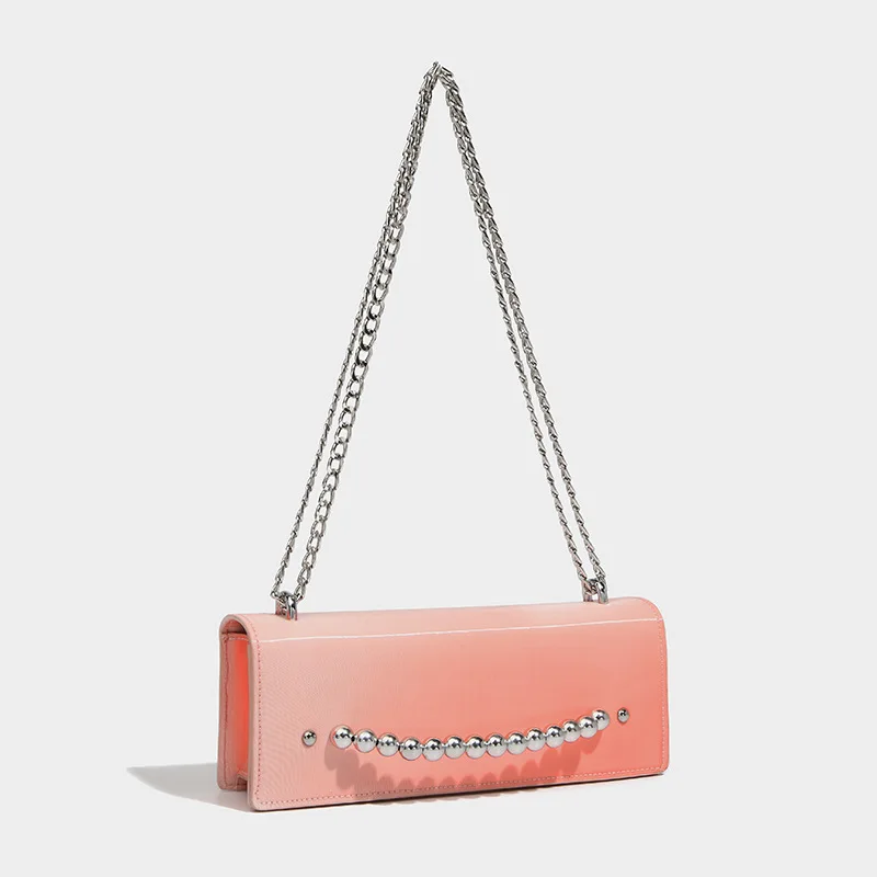 

Сумка Handsbag для женщин, маленькая квадратная сумка с градиентом, новинка 2022, модная нишевая сумка через плечо, высококачественные сумки для п...