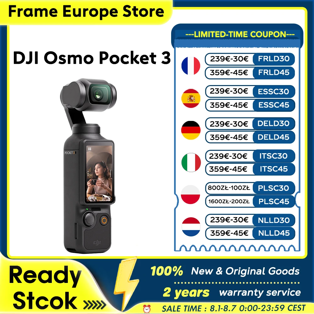 DJI OSMO Pocket 3, sensor 1‑pulgada, video 4K 120 fps, pantalla táctil giratoria