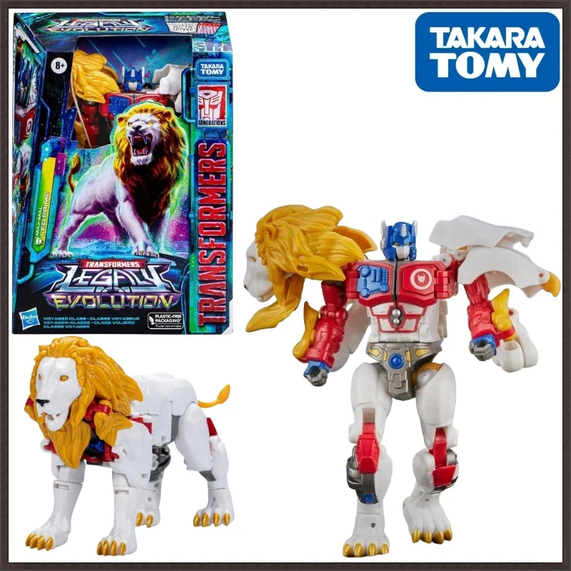 В наличии Takara Tomy Трансформеры G series Evolution V Level Leo Prime Optimus Фигурка Модель Аниме Экшн