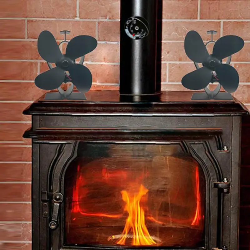 Вентилятор для плиты вентилятор горелки камина нагреваемый циркуляции теплого