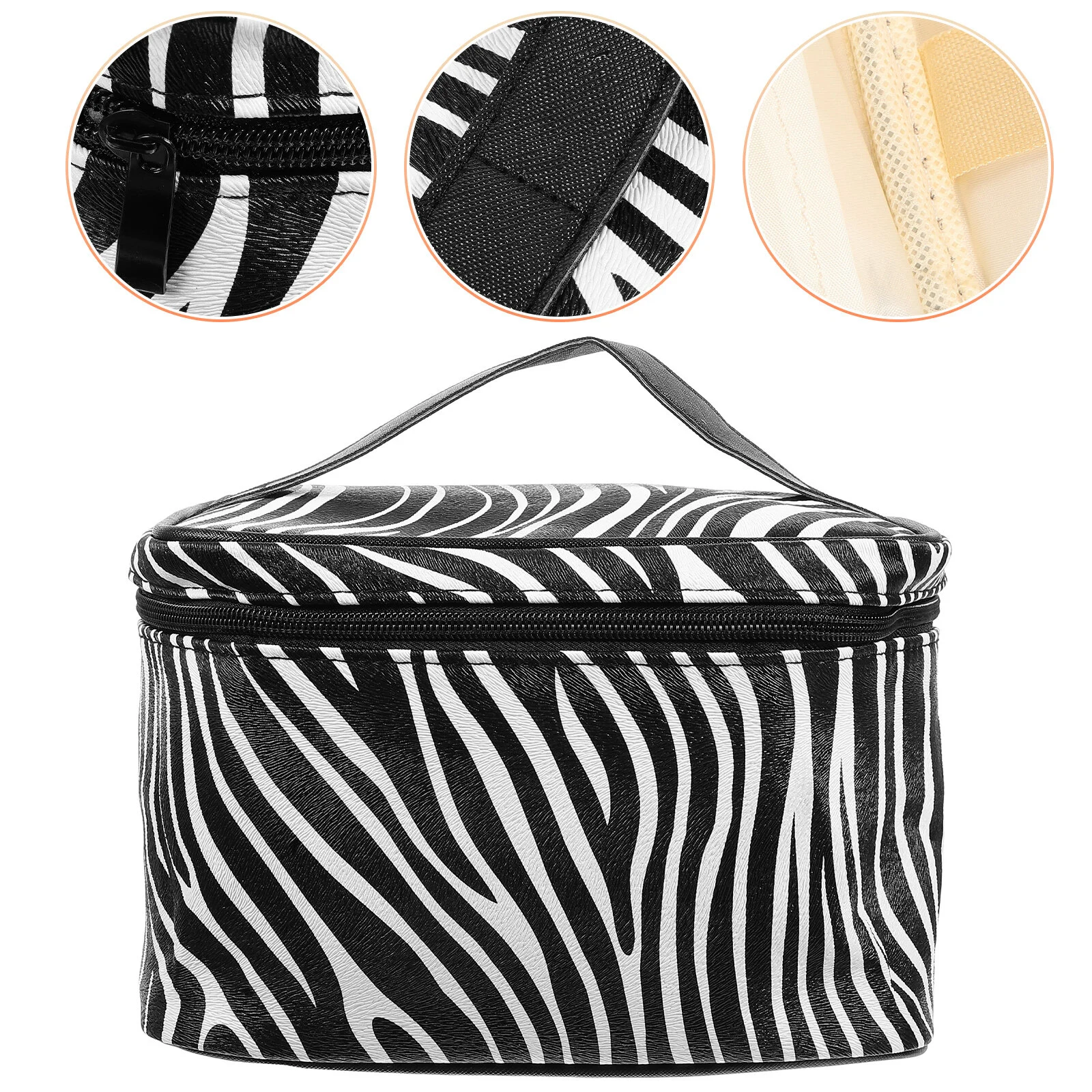 

Storage Bag Bags Women Hair Tool Travel Toiletries Makeup Pu Pouch Miss Toiletry